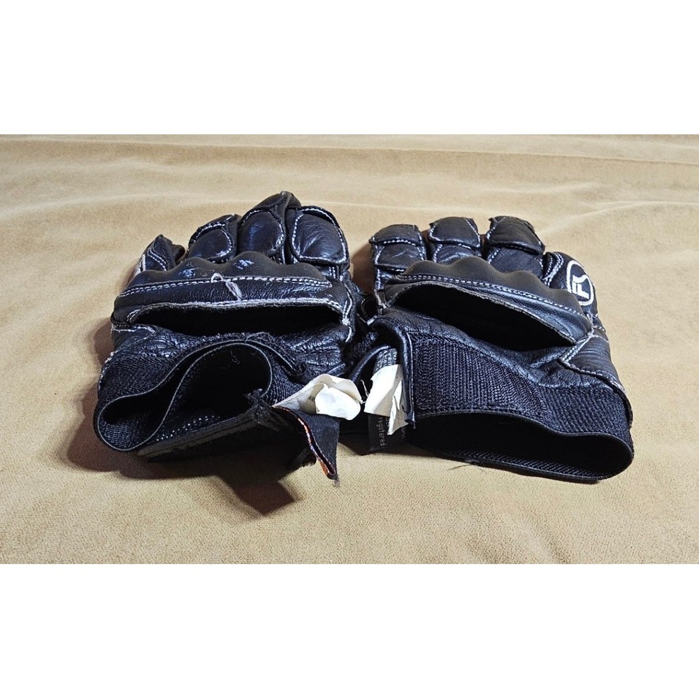Fieldsheer Mens Black Goat Skin Leather Armored Motorcycle Gloves XL 28728 - Picture 8 of 8